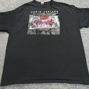 Chris Jericho T-Shirt Mens Extra Large Black Wrestling WWE The Pain Maker XL